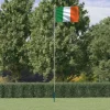 Tysk flag med teleskopisk flagstang - 6,23 m aluminium | Farve: Sort, Rød, Gul