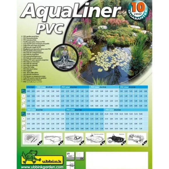 Ubbink AquaLiner damfolie 4 x 5 m PVC 0,5 mm 1331950 403734