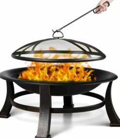 Udendørs bålpladser, BBQ grill, madlavningsoverflade