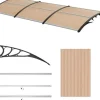 Udendørs Kappe, Holdbar ABS Ramme, Alsidig Brug,Opgraderet 270 x 99cm