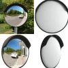 Udendørs konveks trafikspejl Ø45 cm polycarbonat sort - Trafikspejl - Trafikspejle - Home & Living