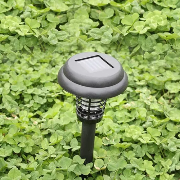 Udendørs Solar Mosquito Killer Lampe Elektrisk Bug Zapper Vandtæt Insektfælde Anti Myg Lys Haveplæne Myggefælde