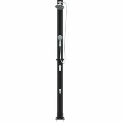Udendørs solbruser - Slank og praktisk design | Farve: Sort | Højde: 217 cm