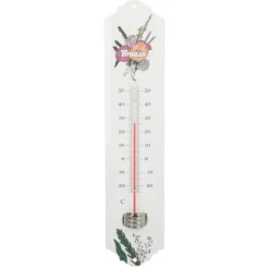 Udendørs vinduestermometer, metal, område: -25/50 grader Celsius, længde 20 cm