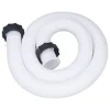 Udskiftningsslange til poolpumpe til udskiftning af poolslange på 1,5 tommer i diameter til pools over jorden Hvid