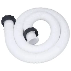 Udskiftningsslange til poolpumpe til udskiftning af poolslange på 1,5 tommer i diameter til pools over jorden Hvid