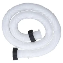 Udskiftningsslange til poolpumpe til udskiftning af poolslange på 1,5 tommer i diameter til pools over jorden Hvid