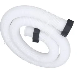 Udskiftningsslange til poolpumpe til udskiftning af poolslange på 1,5 tommer i diameter til pools over jorden Hvid