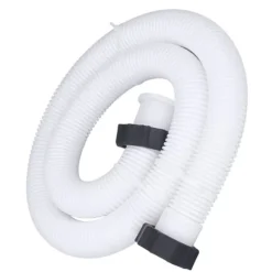 Udskiftningsslange til poolpumpe til udskiftning af poolslange på 1,5 tommer i diameter til pools over jorden Hvid