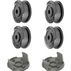 Udskiftningsspole- og dækselsæt til Bosch Easy GrassCut 4-Pack