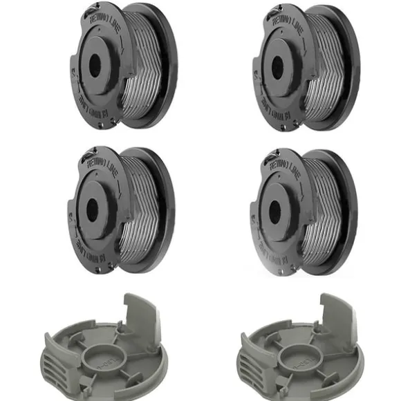 Udskiftningsspole- og dækselsæt til Bosch Easy GrassCut 4-Pack
