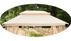 Udskiftningstak Garden Swing - Reserve Tag - Vejr - Resistent, Vand -Repellent Polyester Farve: Fløde