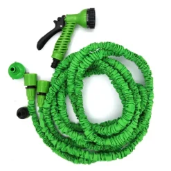 Udtrækkelig vandslange med mundstykke 5-15 meter