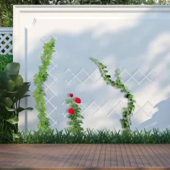 Udtrækkeligt espalier sæt, 180x30x1 cm, naturlig brun