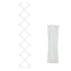 Udtrækkeligt espalier sæt, 180x30x1 cm, naturlig brun