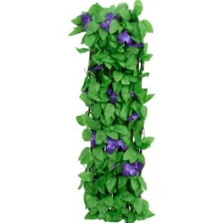 Udvideligt espalier med kunstig vedbend - Hegnskærm | Farve: Grøn | Størrelse: 180x70 cm