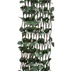 Udvideligt pilehegn med espalier - 5 stk. | Mål: 180x60 cm | Kunstige blade