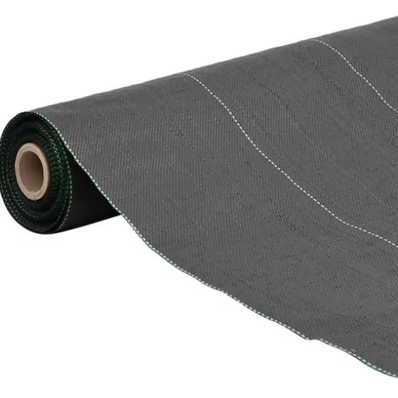 Ukrudtsdug - Slidstærk UV-stabiliseret PP | Størrelse: 1,5x25 m | Farve: Sort