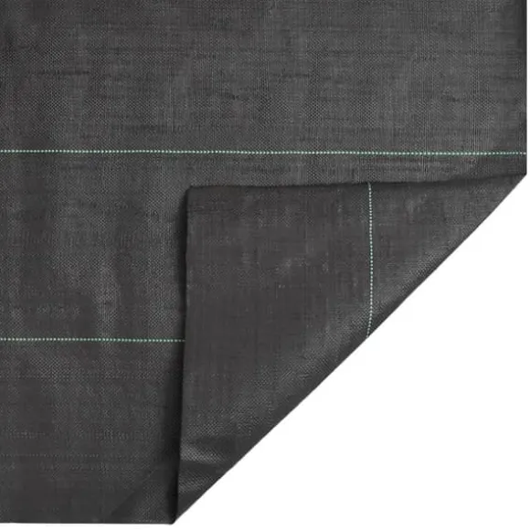 Ukrudtsdug - Slidstærk UV-stabiliseret PP | Størrelse: 1,5x25 m | Farve: Sort
