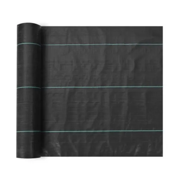 Ukrudtsdug, 91x7620 cm, Sort, Polypropylen