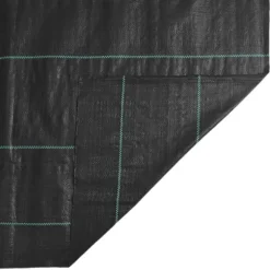 Ukrudtsdug 2x50 m - Effektiv ukrudtskontrol | Farve: Sort