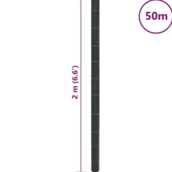 Ukrudtsdug 2x50 m - Effektiv ukrudtskontrol | Farve: Sort