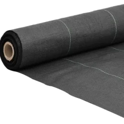 Ukrudtsdug 1x25 m - Effektiv ukrudtskontrol | Farve: Sort | Størrelse: 1x25 m