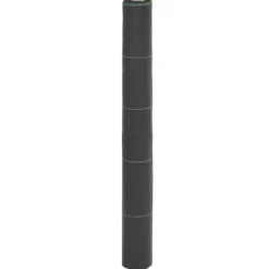 Ukrudtsdug 1x10 m - Slidstærk PP, UV-stabiliseret | Farve: Sort
