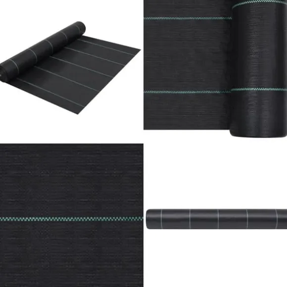 Ukrudtsdug 2x25 m PP sort - Ukrudtsmembran - Ukrudtsmembraner - Home & Living