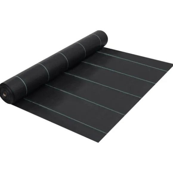 Ukrudtsdug 2x25 m PP sort - Ukrudtsmembran - Ukrudtsmembraner - Home & Living