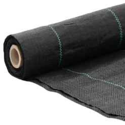 Ukrudtsdug 1x150m - Effektiv ukrudtskontrol | Farve: Sort | Størrelse: 1x150 m