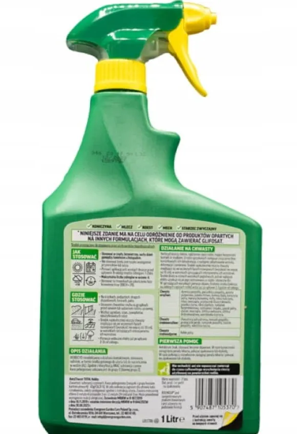 Ukrudtsmiddel til fortove og indkørsler 1L spray Roundup