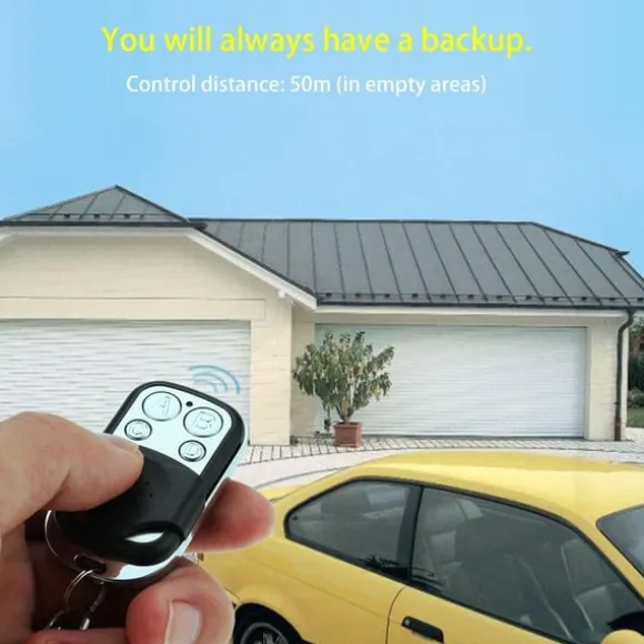 Universal kodekloner/fjernbetjening til garageport 433 MHz