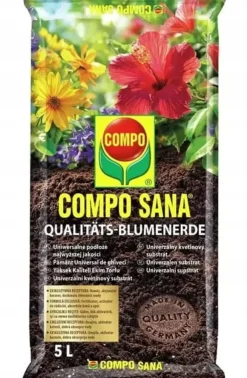Universal substrat til planter 5l - en blanding af tørv, perlit og dolomit
