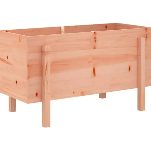 Upphöjd odlingslåda på ben - Massivt douglasträ | Storlek: 101x50x57 cm