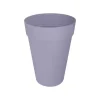 Urtepotte - Elho - Loft Urban Rund - Højde 35 - Lilla - L 34 x B 33,5 x H 45 cm - Udendørs - 100% genbrugt