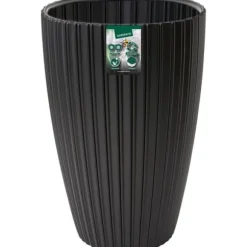 Urtepotte - Garden ID - Fancy - 40 x 58 cm - Til haver, altaner eller indendørs - Sort