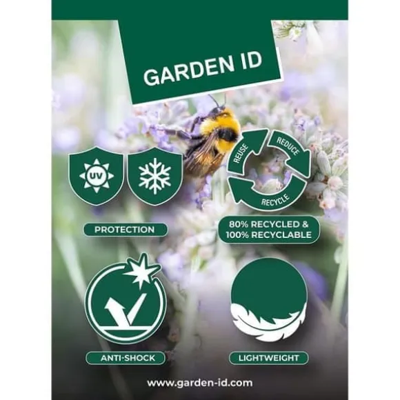 Urtepotte - Garden ID - Fancy - 40 x 58 cm - Til haver, altaner eller indendørs - Sort