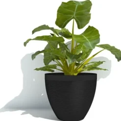 Urtepotte - GARDEN ID - Green Care Impact Sort-Ant - 30 x 26 cm - 10 års garanti - 100% genanvendt - UV/frostbestandig