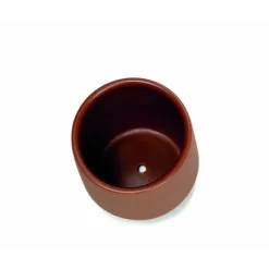 Urtepotte med fad Alexandra House Living Terrakotta Keramik 18 x 18 x 18 cm