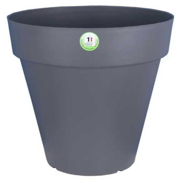 Urtepotte Riviera 414076 Cirkulær Grå Plastik