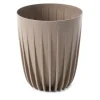 Urtepotte Strippet ECO kaffe latte 19xh23