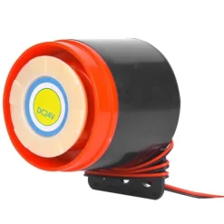 24V 110dB Aktiv Buzzer Alarm Bipper med Ledning - DIY Elektronik