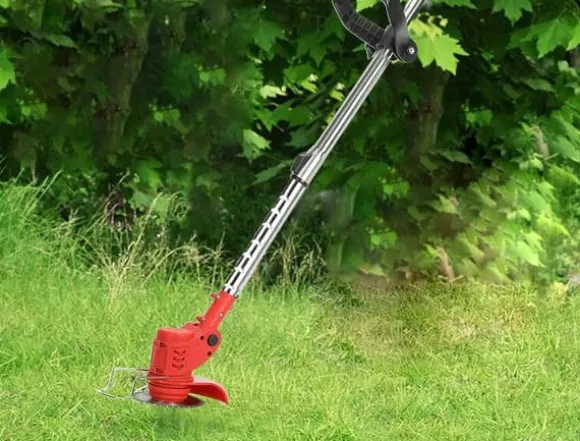 21V elektrisk græstrimmer med Li-ion batteri plæneklipper kraftig fræser Weeder 18000RPM trådløs skæremaskine haveværktøj