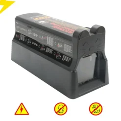 220V Elektrisk Musefælde, Høj Spænding 7000V, Alsidige Strømmuligheder, Nem Rengøringsdesign