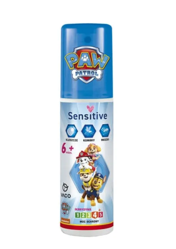 VACO Paw Patrol væske til myg, flåter og knott Sensitive børn 6+ 90ml
