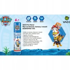 VACO Paw Patrol væske til myg, flåter og knott Sensitive børn 6+ 90ml