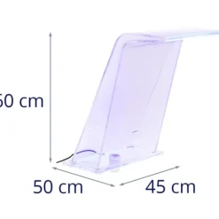 Vandfaldstud med LED-belysning 45 cm, vandgennemstrømning 395 mm