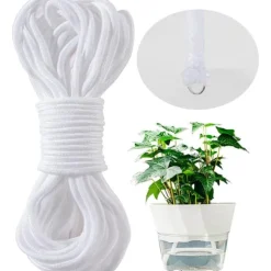 Vandingssnor af polyester og bomuld 5 mm 10 m