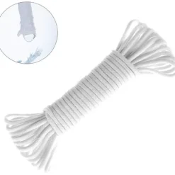 Vandingssnor af polyester og bomuld 4 mm 10 m